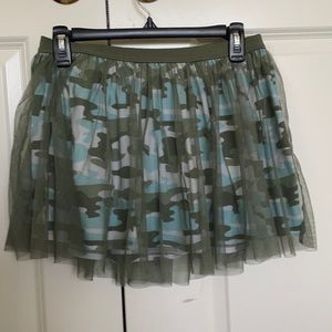 Camo justice comfy skort.